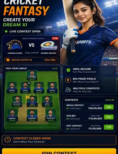 Paisakamao (paisakamaoapk) fantasy cricket & matchday visual 3